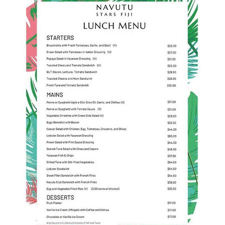 Navutu Stars Resort Matayalevu Eksteriør billede